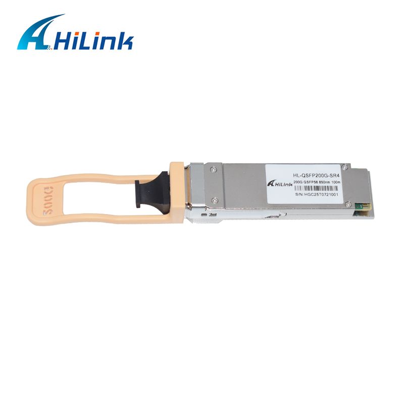 QSFP200G QSFP56 200G SR4 Hot Pluggable Optical Transceiver 70m@OM3 100m@OM4 FEC Single MPO12 Multimode Fiber RoHS reclamo Alta velocità per 200GBASE-SR4 Ethernet link Centri dati