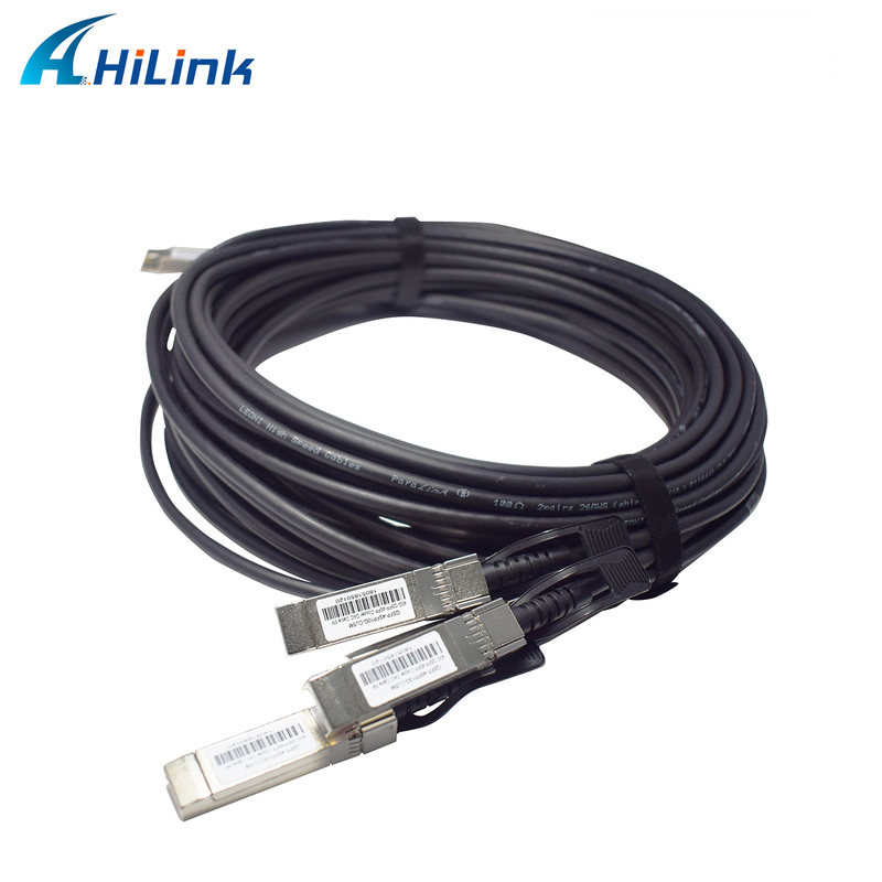 40G QSFP+ a 4*10G SFP+ 5M Cable DAC in rame adattabile passivo diretto per centri dati Ethernet 10G/40Gigabit