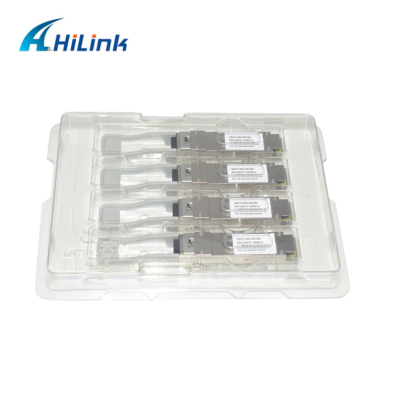 Modulo in fibra ottica QSFP+ 40Gb/s 100m Bi-Di Duplex LC Hot Pluggable 850/900nm MMF