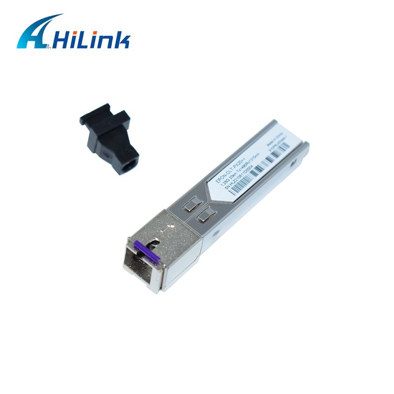 EPON OLT SFP Transceiver con PX20+ PX20++ PX20+++ per velocità di dati di 1,25 Gbps e trasmissione di 20 km