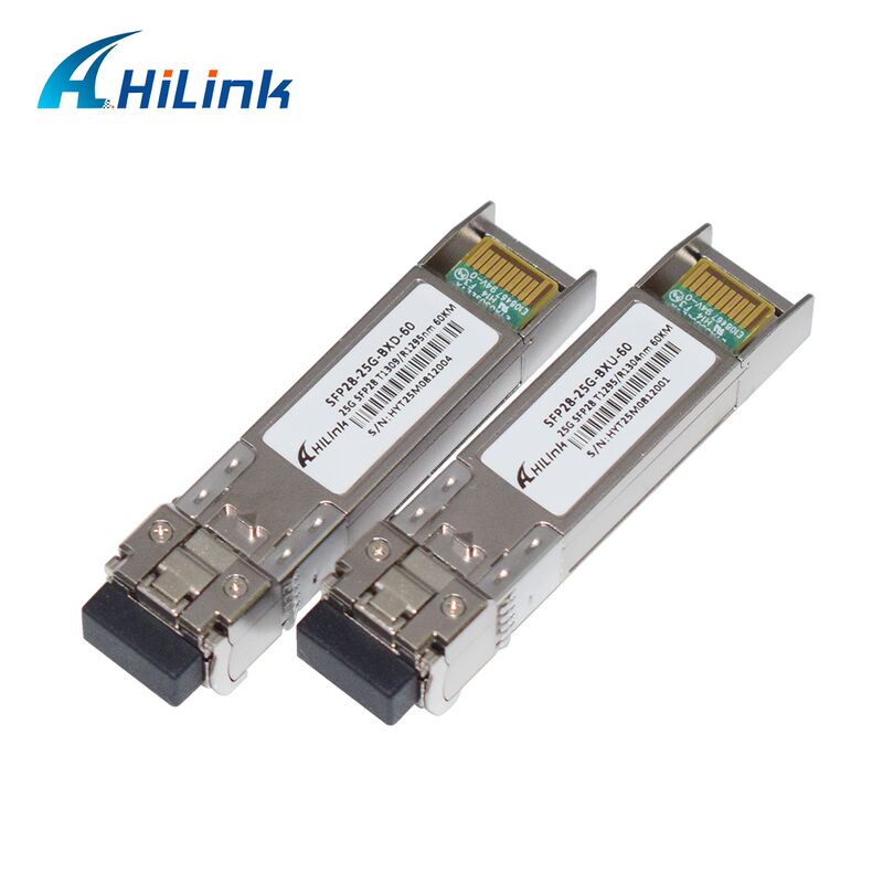 25Gb/s 60km SFP28 BIDI Transceiver with 1295/1309nm Wavelength for High-Speed Bi-Directional Fiber Optic Communication
