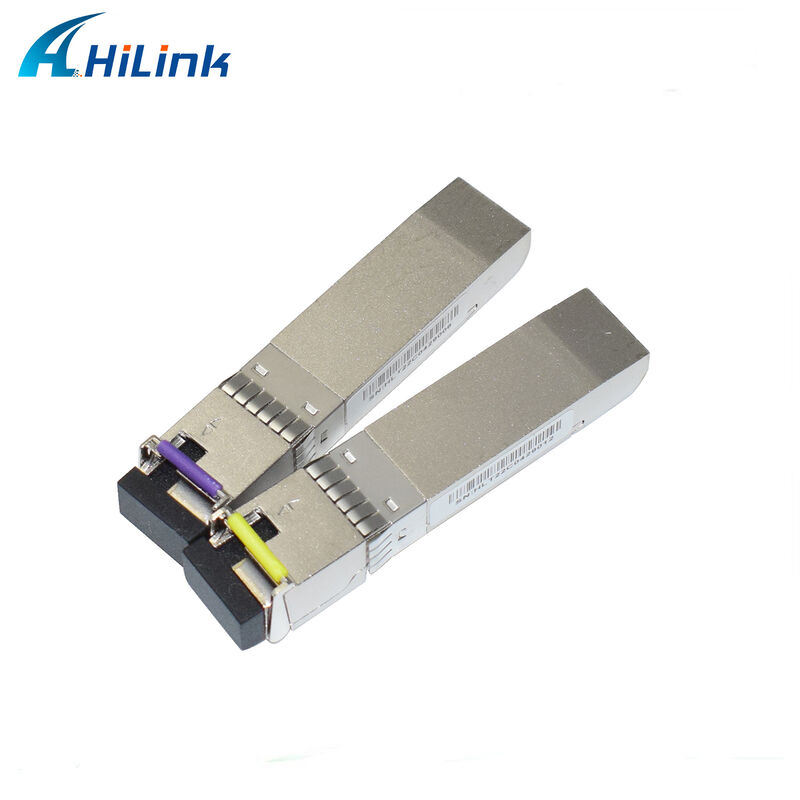 Ricetrasmettitore SFP28 BIDI da 25 Gb/s con portata di 80 km e conformità RoHS 6, Hot-Pluggable, LC Singolo, DDM