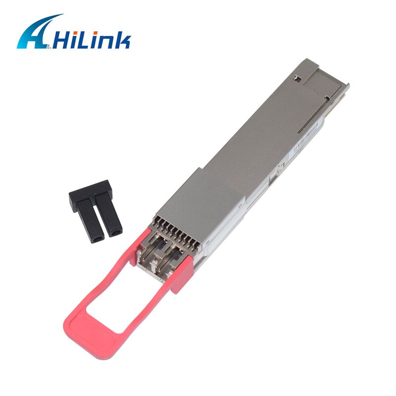 Modulo di trasmettitore ottico Hilink 400G QSFP-DD ER4 con trasmissione di 40 km e sensibilità OMA <-14dBm RoHS Compliant