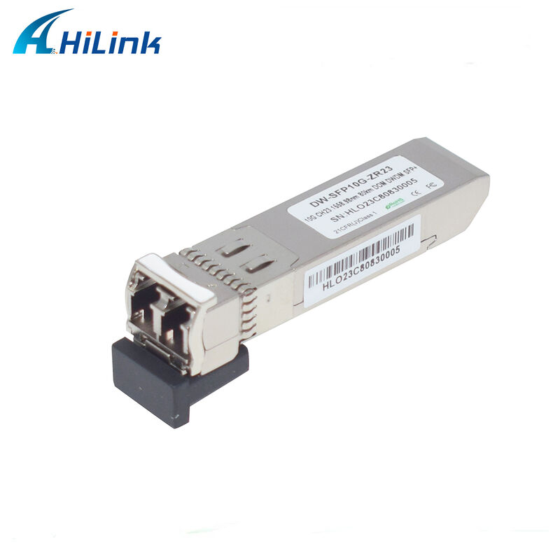Hilink 10Gb SFP+ DWDM SFP 100GHz CH17~61 Opzionale 80km Modulo ottico trasmettitore-ricevitore Duplex LC Commerciale industriale