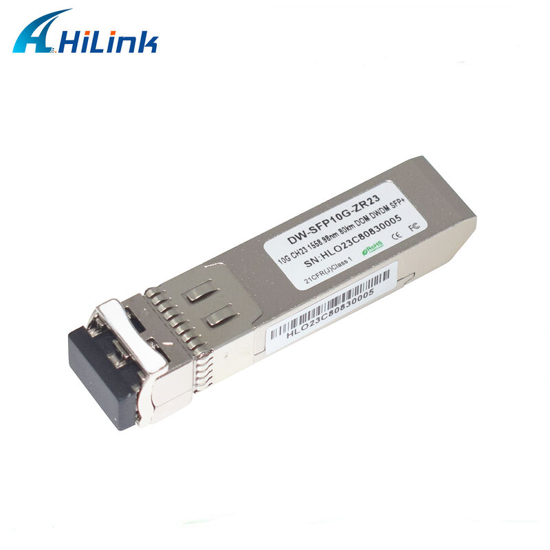 Hilink 10Gb SFP+ DWDM SFP 100GHz CH17~61 Opzionale 80km Modulo ottico trasmettitore-ricevitore Duplex LC Commerciale industriale