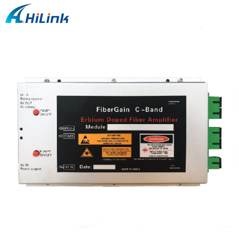 Hilink MINI Tipo EDFA 1550nm 15dBm 1 ingresso 1 uscita CATV Edificio Telecom ERBIUM-DOPED FIBER AMPLIFIER