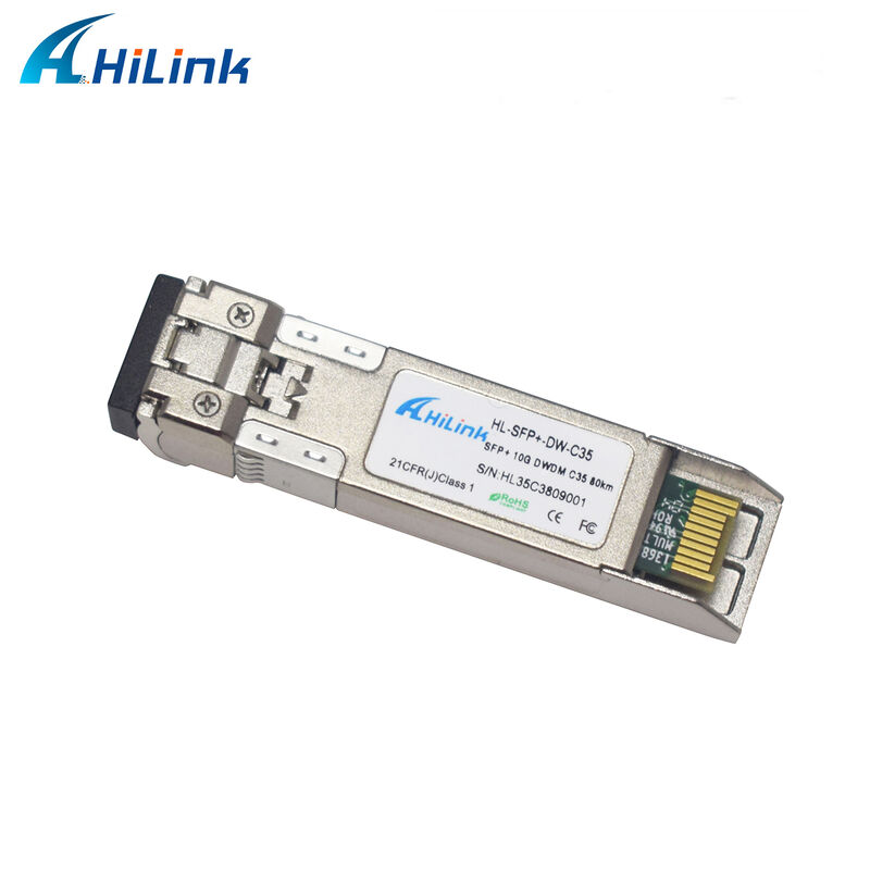 10G SFP+ DWDM Transceiver 80km 100km CH17~61 120km CH20~55 100GHz Temperatura commerciale industriale