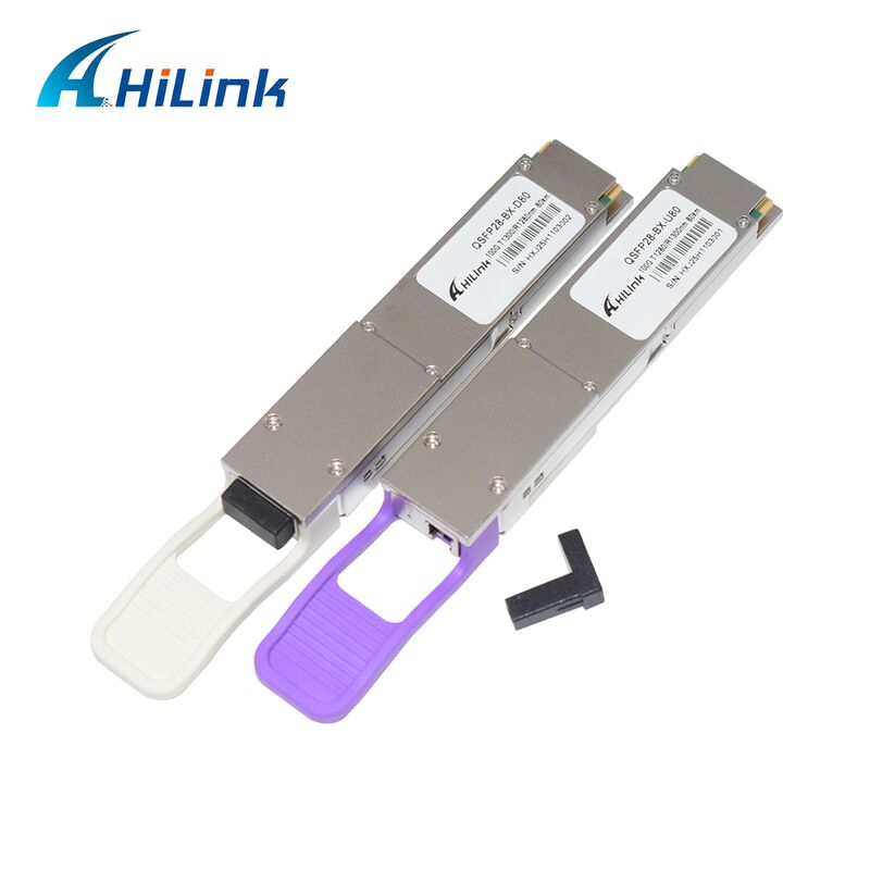 Hilink QSFP28-BX-U80/D80 Modulo di trasmettitore ottico BIDI 100Gb/s con portata di 80 km per 100G Ethernet