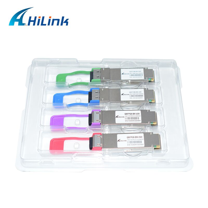 Hilink QSFP28-BX-UD40 100G BiDi Transceiver ottico con distanza di 40 km per applicazioni di data center