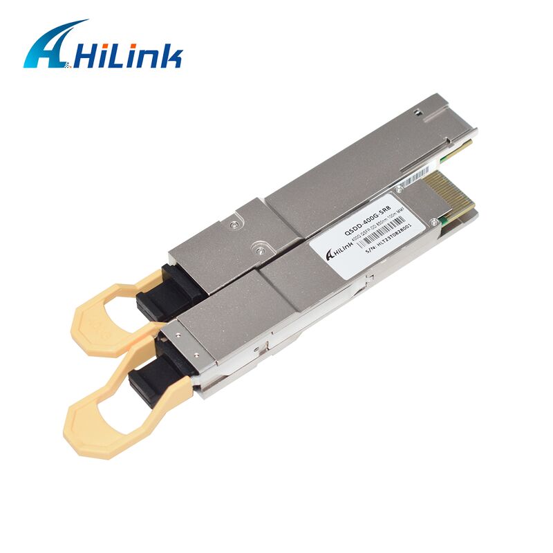 Hilink QSDD-400G-SR 400G QSFP56-DD SR8 Optical Transceiver with 400G Data Rate, 850nm Wavelength, and 100m Distance