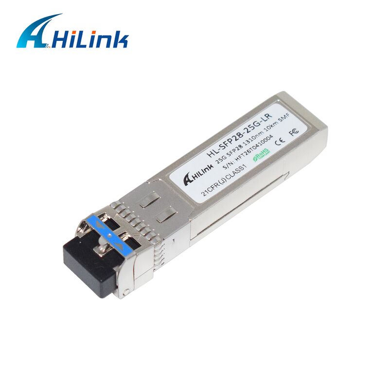 Transceiver HL-SFP28-LR-10KM 25G SFP28 con distanza di trasmissione di 10 km, velocità di trasmissione di dati di 25,78 Gbps e basso consumo di energia < 1,2 W