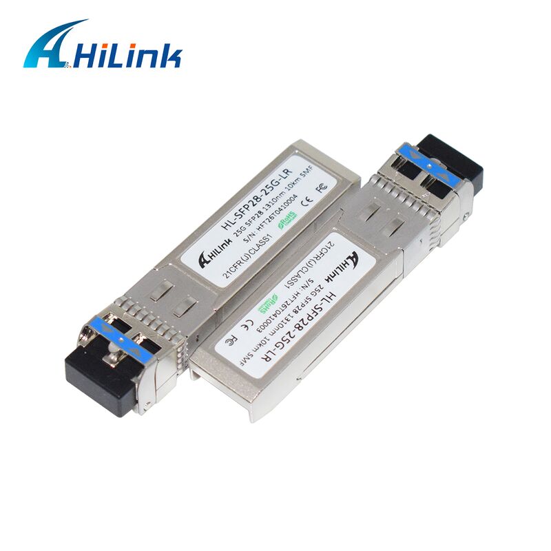 Transceiver HL-SFP28-LR-10KM 25G SFP28 con distanza di trasmissione di 10 km, velocità di trasmissione di dati di 25,78 Gbps e basso consumo di energia < 1,2 W