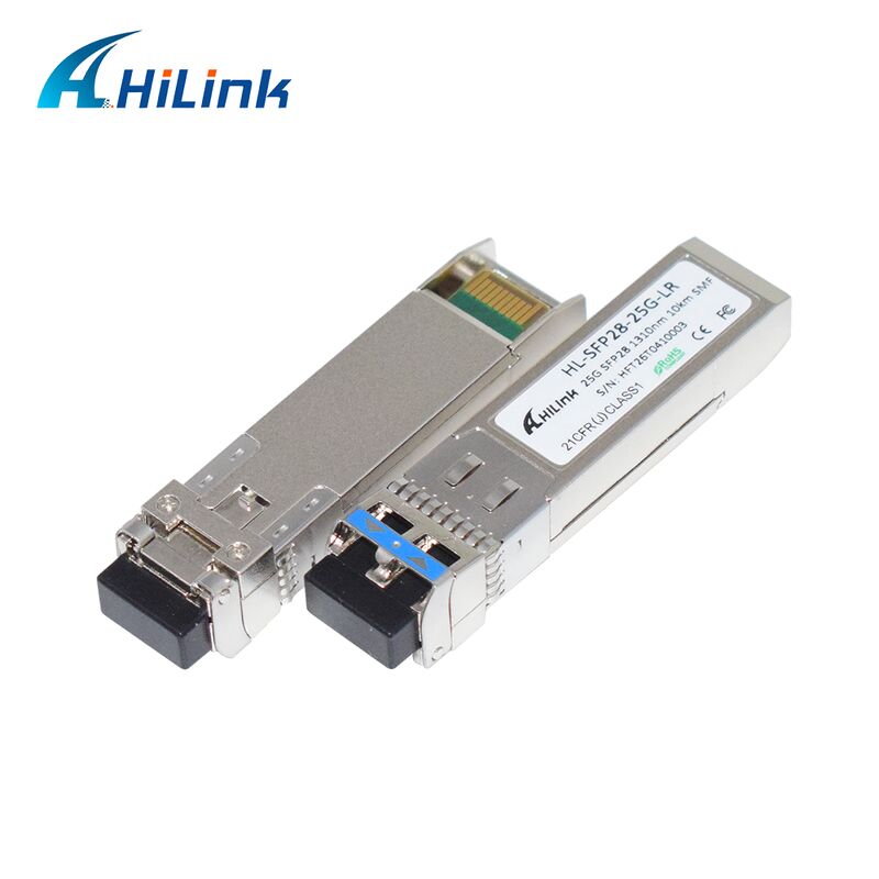 Transceiver HL-SFP28-LR-10KM 25G SFP28 con distanza di trasmissione di 10 km, velocità di trasmissione di dati di 25,78 Gbps e basso consumo di energia < 1,2 W