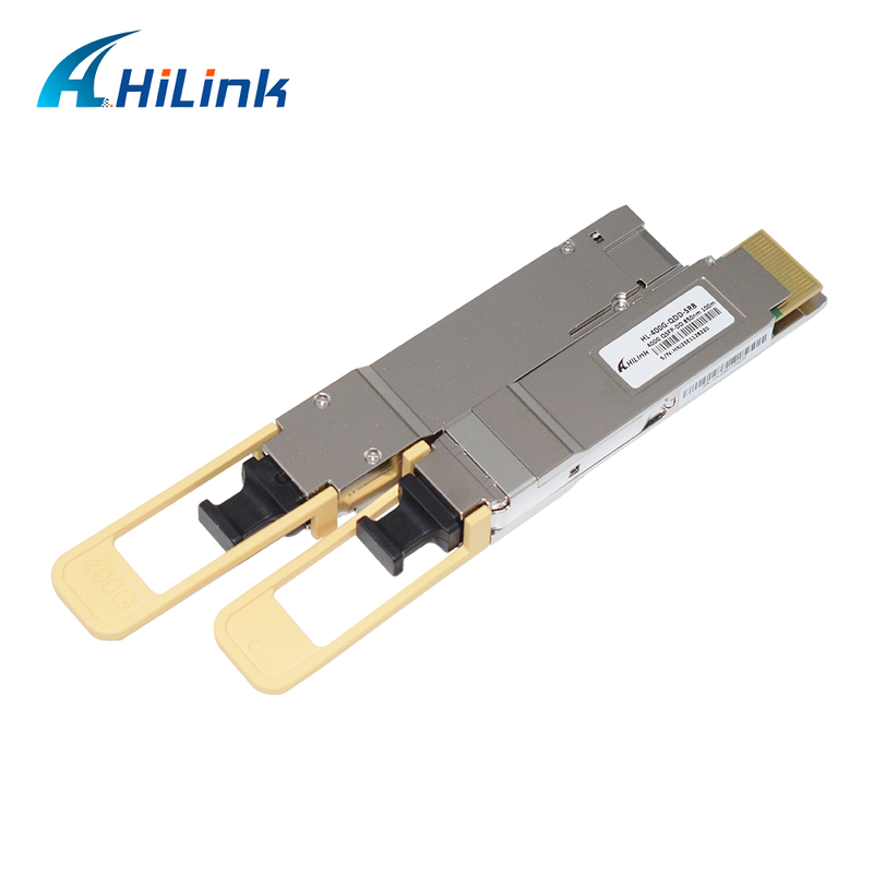 Hilink QDD-400G-SR8 QSFP-DD Transceiver 400G Data Rate 850nm Wavelength MPO-16 Connector with Diagnostic Monitoring