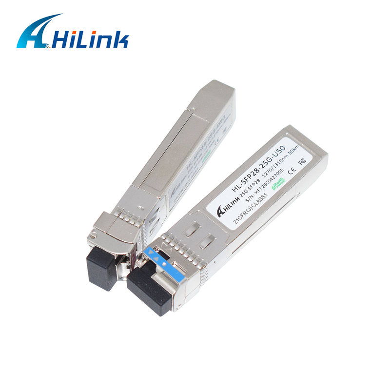 25Gb/s 50Km SFP28 BIDI Transceiver APD+PIN LC Connector SFP28 Modulo ottico DOM
