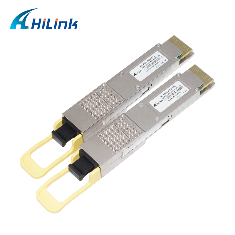 Modulo ottico Hilink compatibile 400G QSFP-DD SR4 con connettore MPO-12 per trasmissione a 100 m