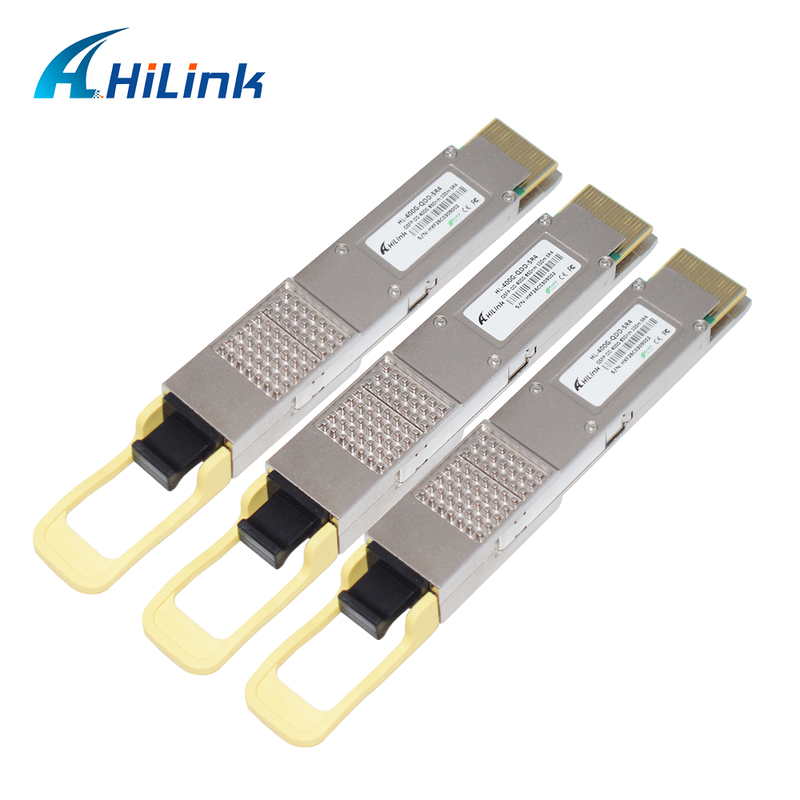 Modulo ottico Hilink compatibile 400G QSFP-DD SR4 con connettore MPO-12 per trasmissione a 100 m