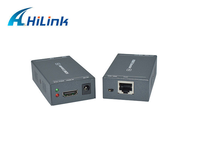 Cavo CAT6 del segnale RJ45 del convertitore 1920*1080 3D di media della fibra del riempitivo di HDMI UTP singolo