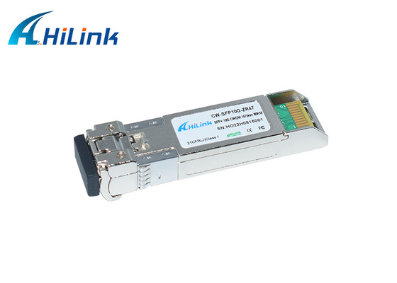 ZR ottico 80KM 1470-1610 interurbano del modulo SFP+ CWDM del ricetrasmettitore della fibra di Hilink 10G