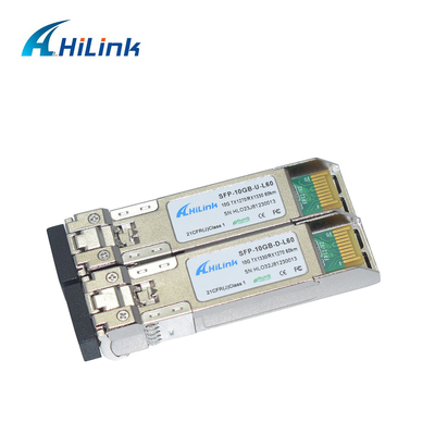 modulo BIDI 60KM SFP+ 10G-ER4-60KM SMF 1270nm/1330nm del ricetrasmettitore di 10G 60KM SFP+