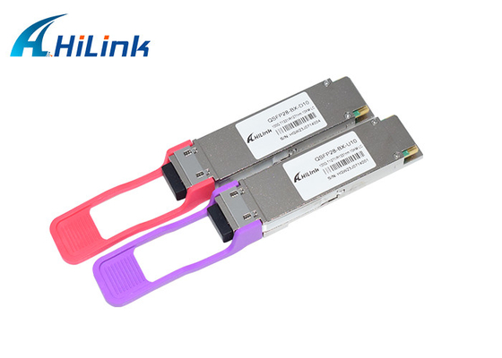 100G QSFP28 PAM4 10km LR BIDI Ricetrasmettitore ottico Simplex LC 1271/1331nm SMF DOM