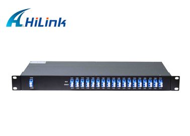 18 multiplexor della fibra 1270-1610nm LC/UPC 20nm del duplex del modulo dei canali CWDM Mux Demux