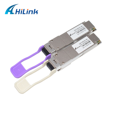 100G BIDI 80KM 1280/1300nm WDM QSFP28 80KM Trasmettitore ottico DOM