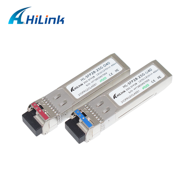 25GBASE SFP28 25G BIDI 10KM 1270/1330nm DML+PIN LC ricetrasmettitore modulo ottico DOM