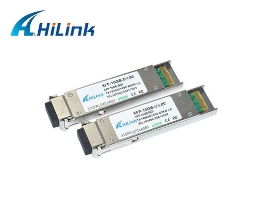 ricetrasmettitore LC TX1490nm della fibra dello Sfp dei moduli di 80km BIDI XFP 10G