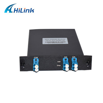 100GHz FTTX 1310nm 2CH Mux ottico Demux OADM DWDM aggiungono il modulo di goccia