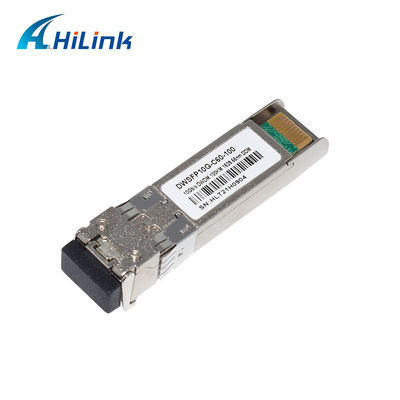DOM del modulo C60 1529.55nm 100km LC del ricetrasmettitore di 100KM DWDM DWSFP10G SFP+