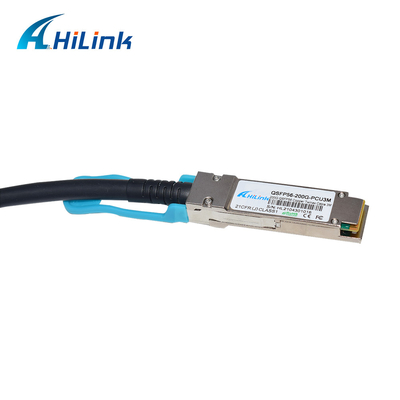 DD 200G 3M QSFP56 di MSA Twinax DAC Copper Cable QSFP a QSFP56